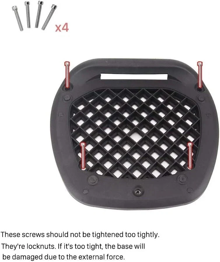 48L Motorcycle Tour Tail Box Trunk Luggage Lock Storage **Read Condition** - Image 11