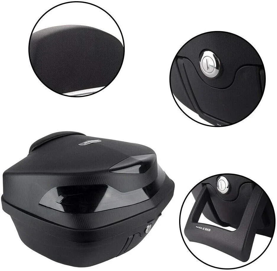 48L Motorcycle Tour Tail Box Trunk Luggage Lock Storage **Read Condition** - Image 12