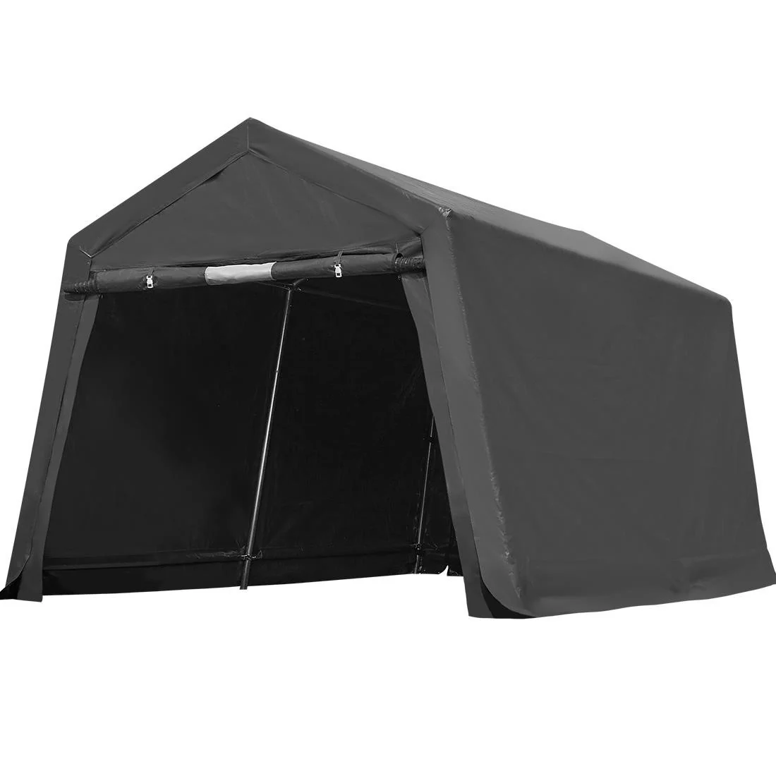 Carport 7X12 | 10X10 FT Anti-Snow Steel Canopy Shed Outdoor Garden Car Shelter - Image 49