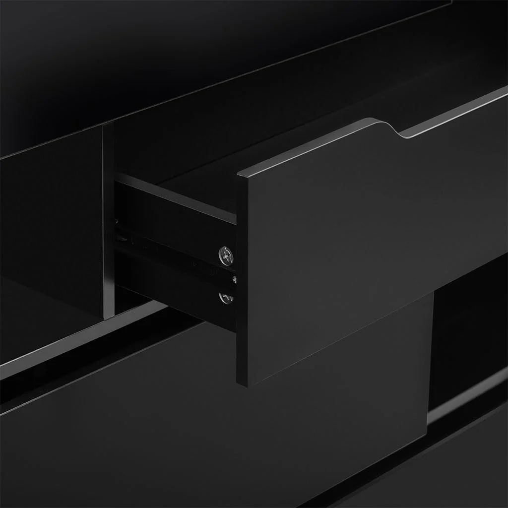Slim Narrow Shoe Storage Cabinet Free Standing Shoe Rack with Drawers Shelves - Image 4