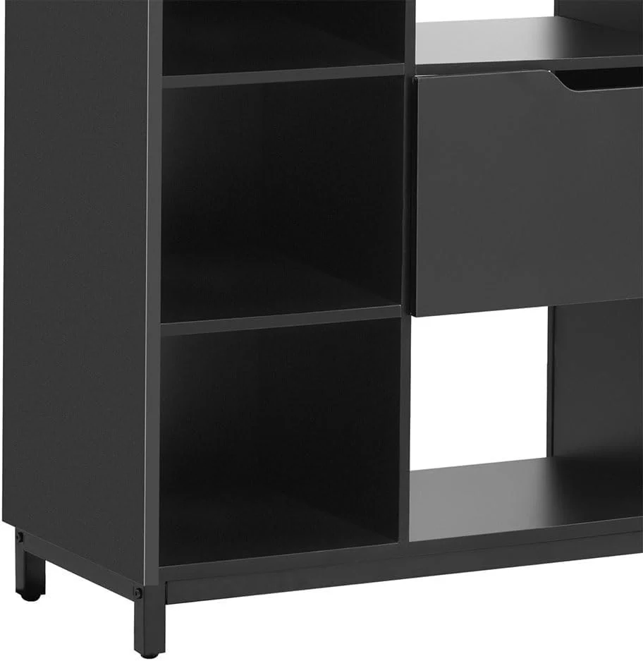 Slim Narrow Shoe Storage Cabinet Free Standing Shoe Rack with Drawers Shelves - Image 6